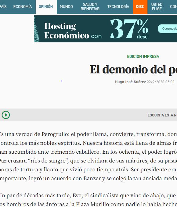 Lee más sobre el artículo El demonio del poder