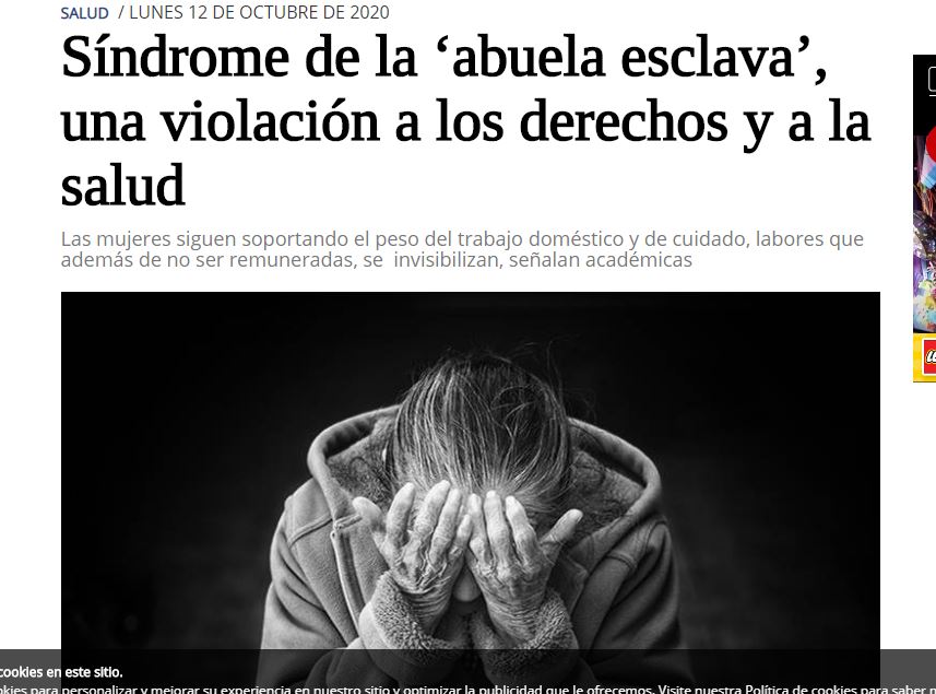 Lee más sobre el artículo Síndrome de la ‘abuela esclava’, una violación a los derechos y a la salud