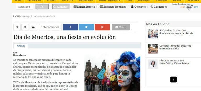 Lee más sobre el artículo Día de Muertos, una fiesta en evolución de México para el mundo