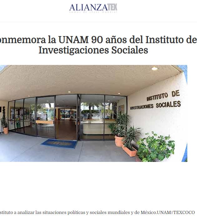 Lee más sobre el artículo Conmemora la UNAM 90 años del Instituto de Investigaciones Sociales