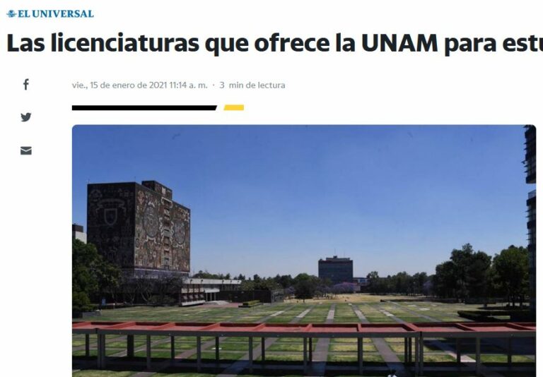 Lee más sobre el artículo Las licenciaturas que ofrece la UNAM para estudiar en línea