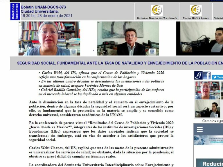 Lee más sobre el artículo SEGURIDAD SOCIAL, FUNDAMENTAL ANTE LA TASA DE NATALIDAD Y ENVEJECIMIENTO DE LA POBLACIÓN EN MÉXICO