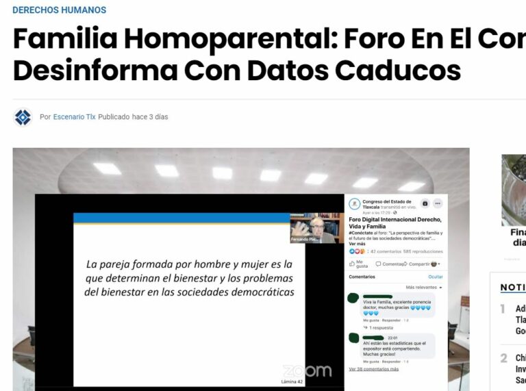 Lee más sobre el artículo Familias homoparentales: Congreso Desinforma Con Datos caducos