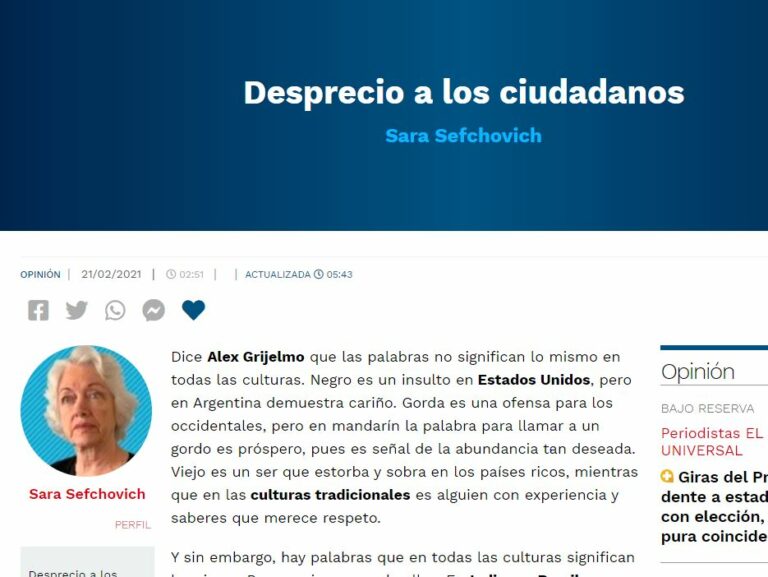 Lee más sobre el artículo Desprecio a los ciudadanos