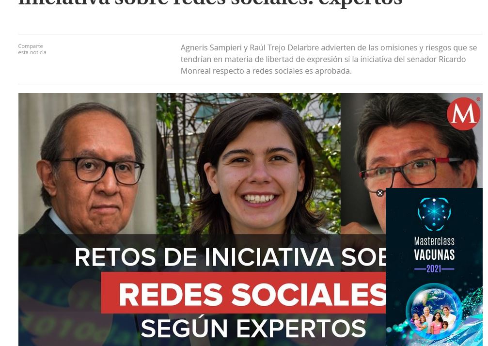 Lee más sobre el artículo Amenaza a libertad de expresión, un riesgo de iniciativa sobre redes sociales: expertos