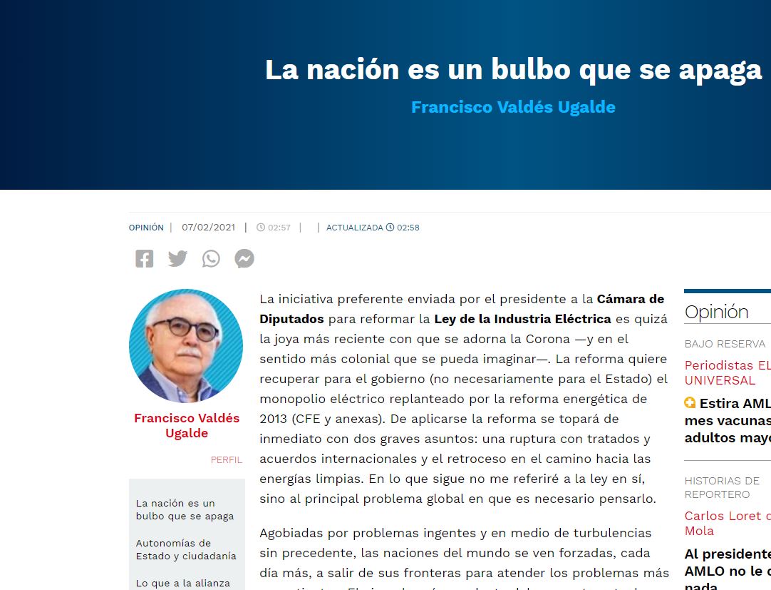 Lee más sobre el artículo La nación es un bulbo que se apaga