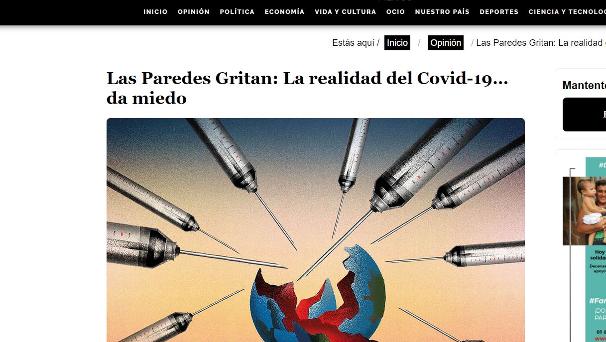 Lee más sobre el artículo Las Paredes Gritan: La realidad del Covid-19… da miedo