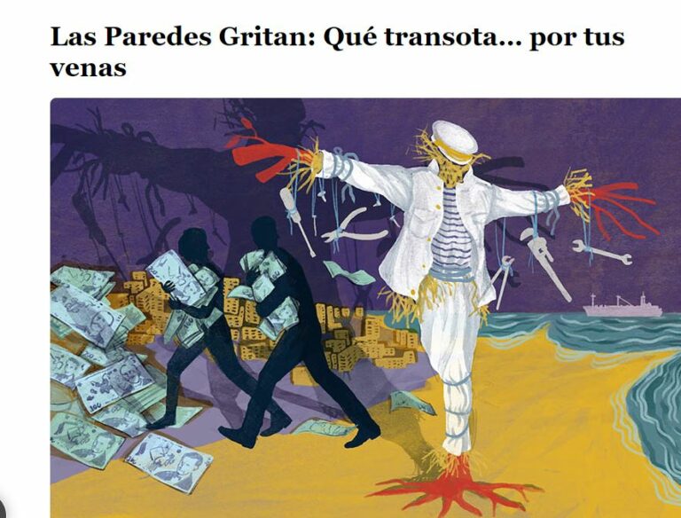 Lee más sobre el artículo Las Paredes Gritan: Qué transota… por tus venas