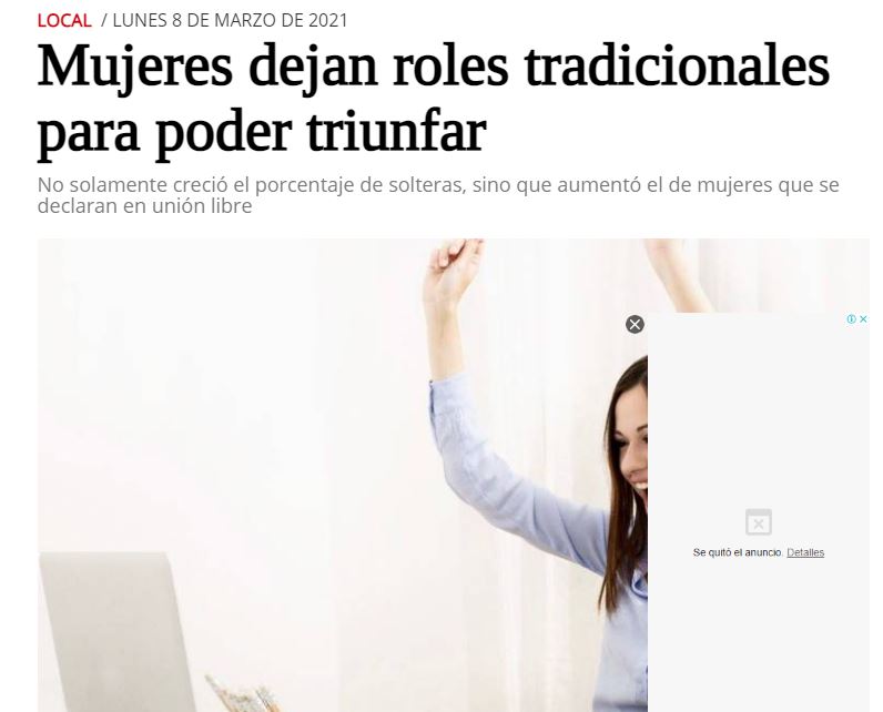 Lee más sobre el artículo Mujeres dejan roles tradicionales para poder triunfar