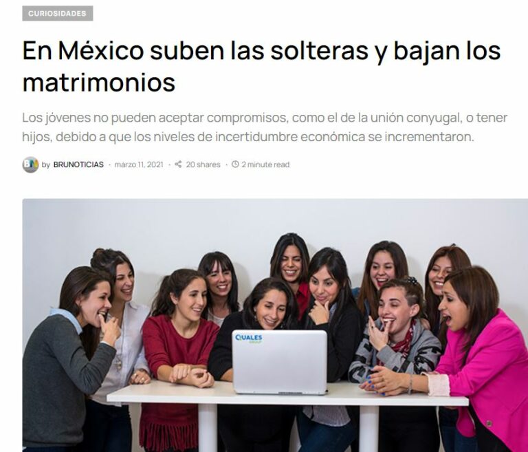 Lee más sobre el artículo En México suben las solteras y bajan los matrimonios