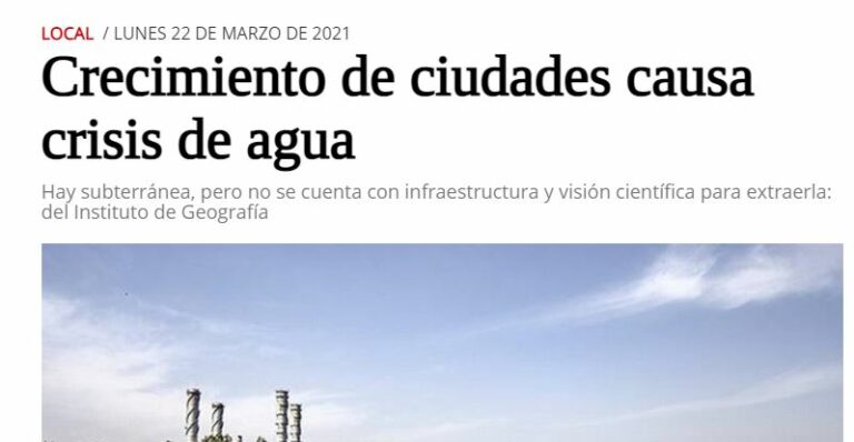 Lee más sobre el artículo En México, pandemia aumentó demanda de agua del 20 al 50% en abril del año pasado