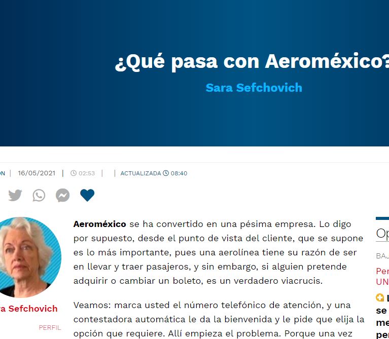 Lee más sobre el artículo ¿Qué pasa con Aeroméxico?