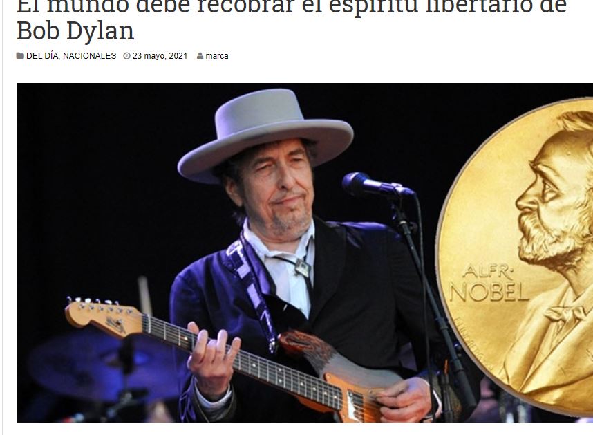 Lee más sobre el artículo Recordamos a Bob Dylan, el primer músico en ganar el Nobel de Literatura