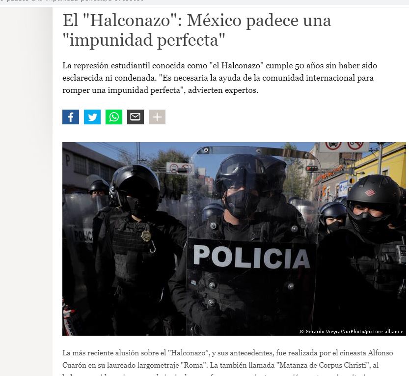 Lee más sobre el artículo El “Halconazo”: México padece una “impunidad perfecta”