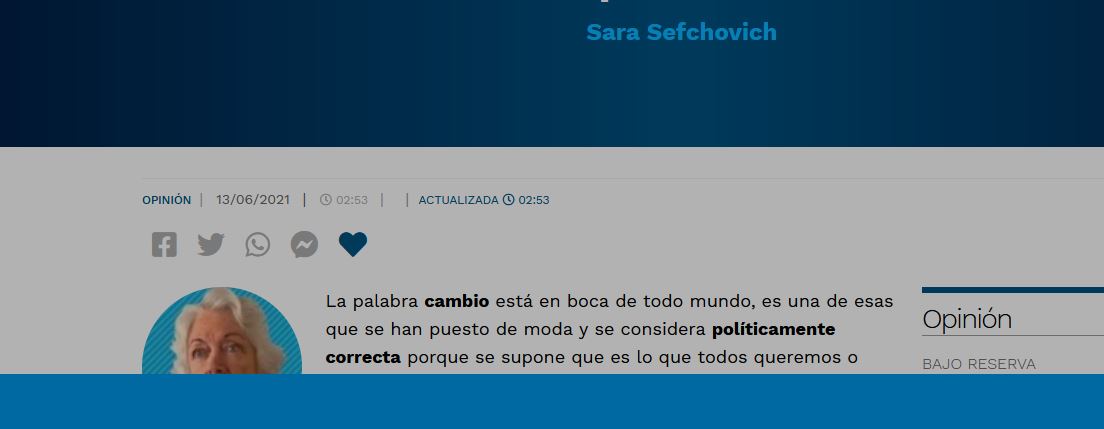 Lee más sobre el artículo ¿Devras queremos el cambio?