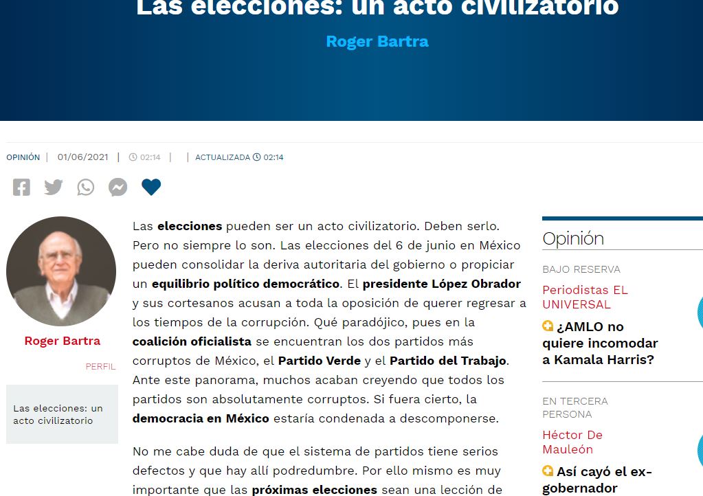 Lee más sobre el artículo Las elecciones: un acto civilizatorio