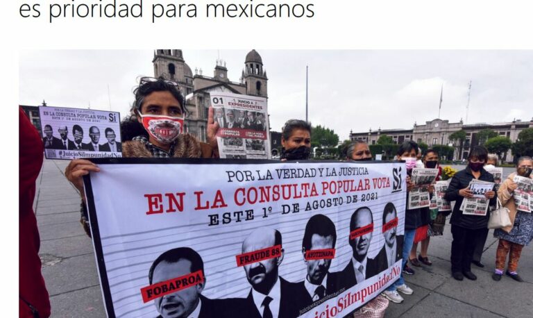 Lee más sobre el artículo Consulta para juzgar a expresidentes revelará si la justicia es prioridad para mexicanos – contralinea.com.mx