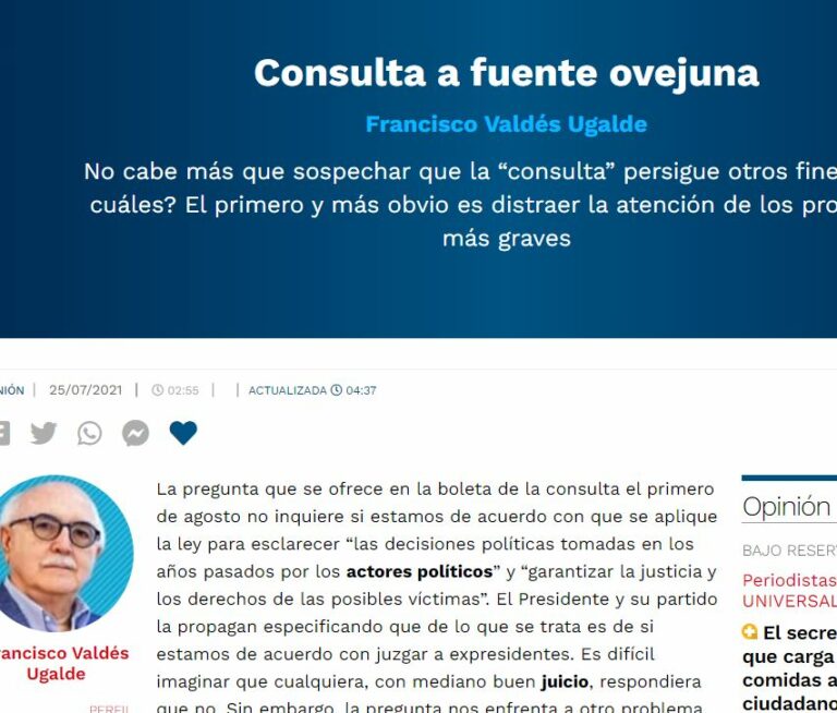 Lee más sobre el artículo Consulta a fuente ovejuna – eluniversal.com.mx