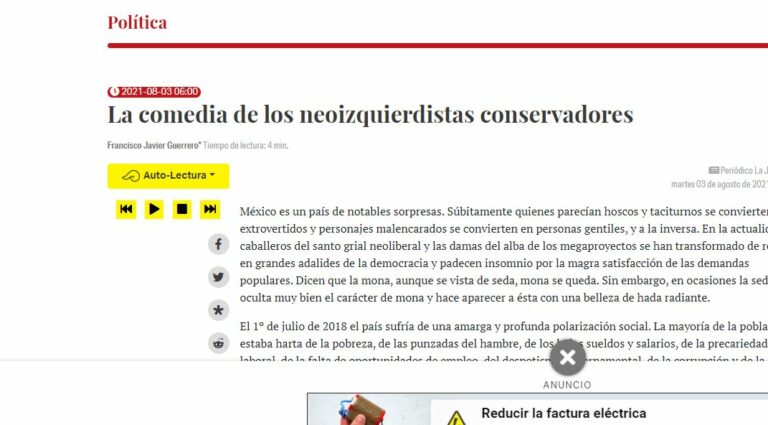 Lee más sobre el artículo La comedia de los neoizquierdistas conservadores