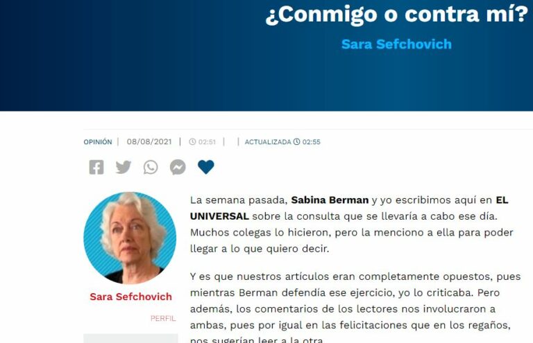 Lee más sobre el artículo ¿Conmigo o contra mí?