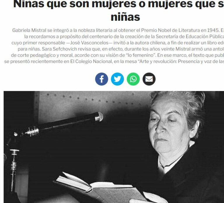 Lee más sobre el artículo Niñas que son mujeres o mujeres que son niñas.