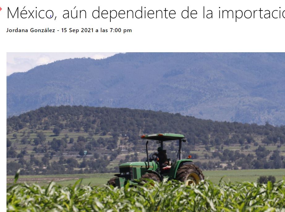 Lee más sobre el artículo México, aún dependiente de la importación de alimentos