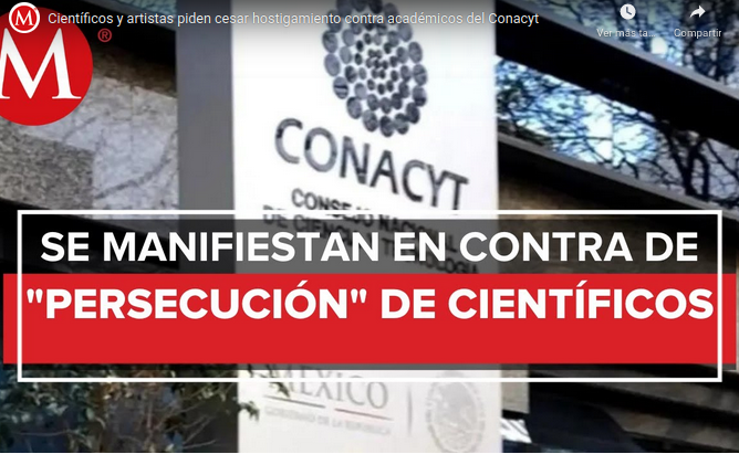 Lee más sobre el artículo Científicos y artistas piden cesar hostigamiento contra académicos del Conacyt