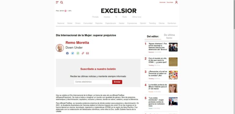 Lee más sobre el artículo Día Internacional de la Mujer: superar prejuicios