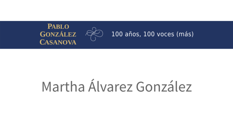 Lee más sobre el artículo Martha Álvarez González