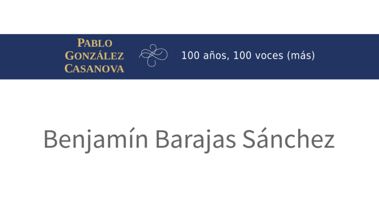 Lee más sobre el artículo Benjamín Barajas Sánchez