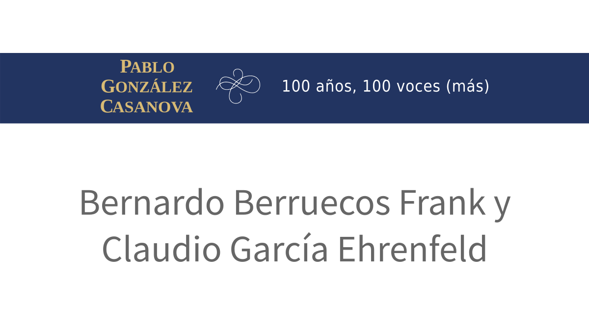 Lee más sobre el artículo Bernardo Berruecos y Claudio García