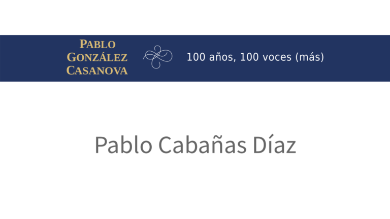 Lee más sobre el artículo Pablo Cabañas Díaz