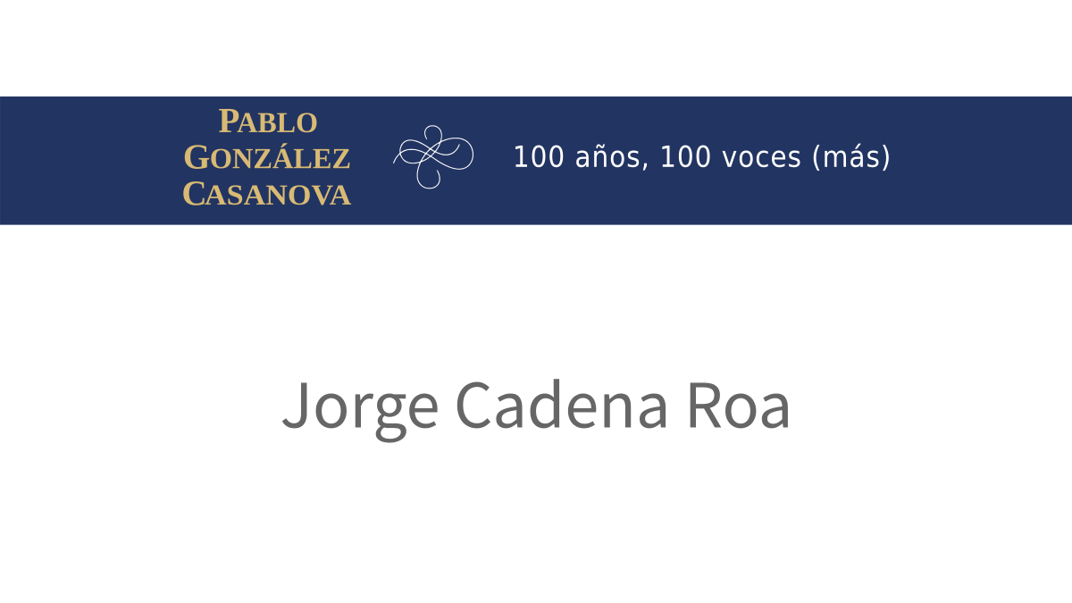 Lee más sobre el artículo Jorge Cadena Roa