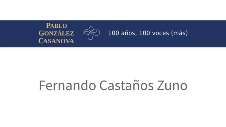 Lee más sobre el artículo Fernando Castaños Zuno