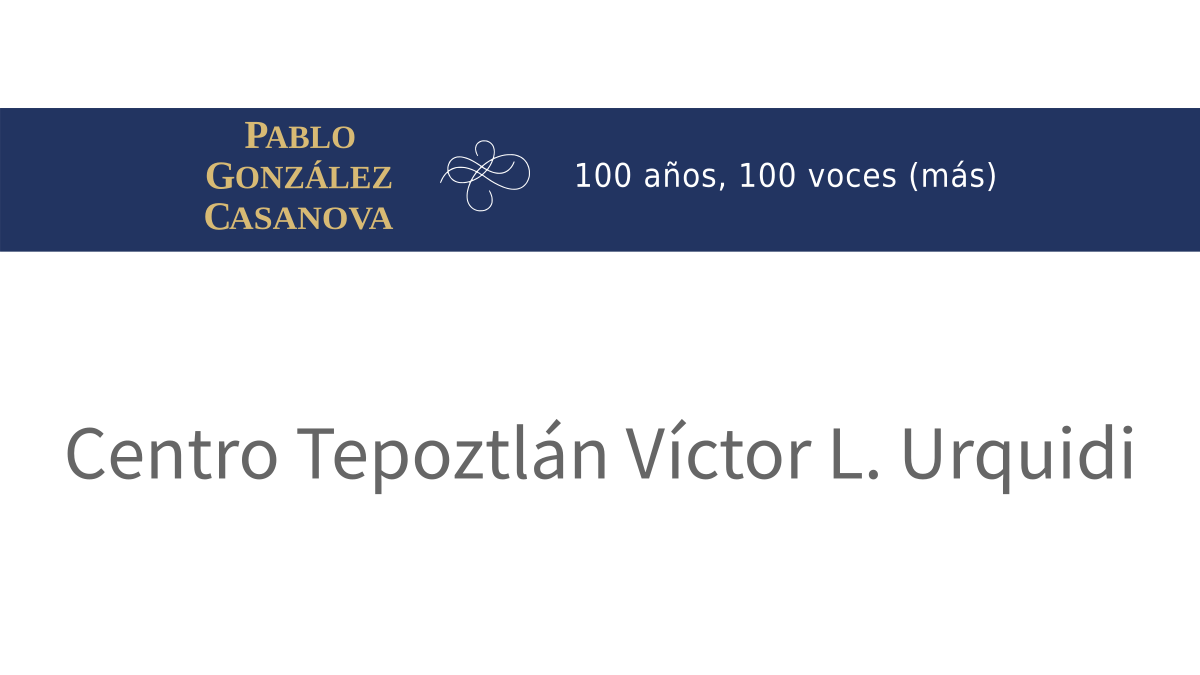 Lee más sobre el artículo Centro Tepoztlán Víctor L. Urquidi