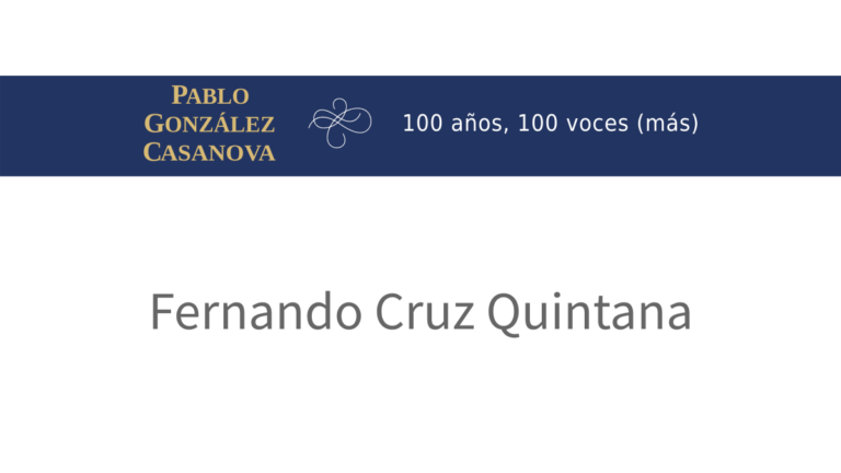 Lee más sobre el artículo Fernando Cruz Quintana