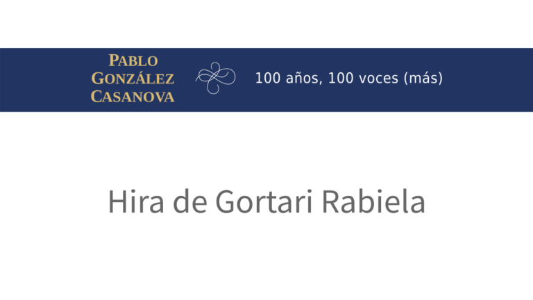 Lee más sobre el artículo Hira de Gortari Rabiela