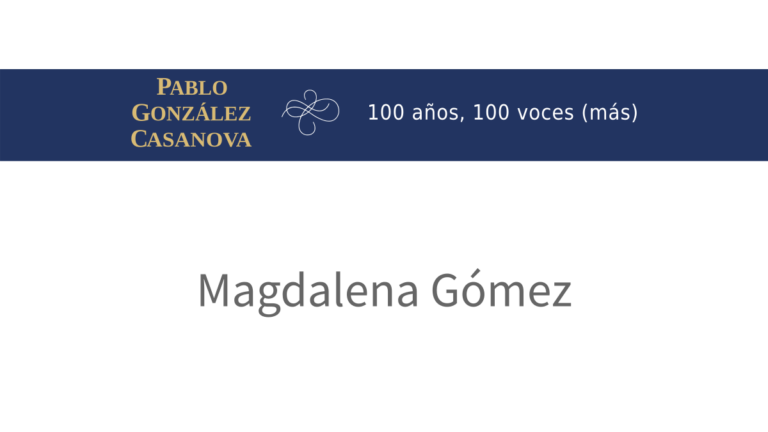 Lee más sobre el artículo Magdalena Gómez