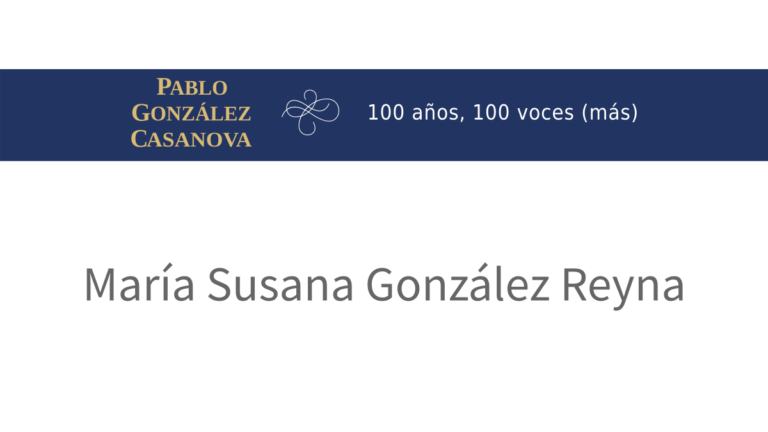 Lee más sobre el artículo María Susana González Reyna