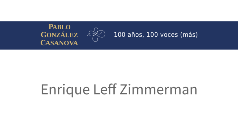 Lee más sobre el artículo Enrique Leff Zimmerman