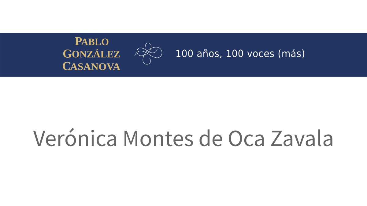 Lee más sobre el artículo Verónica Montes de Oca Zavala