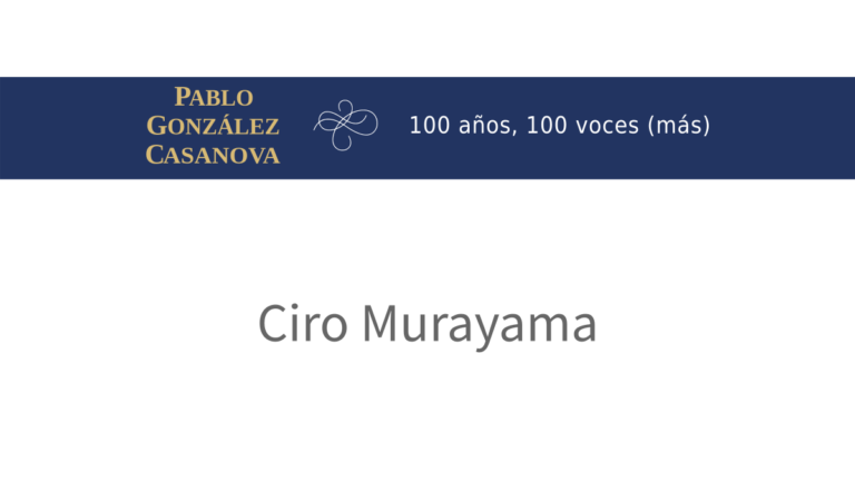 Lee más sobre el artículo Ciro Murayama