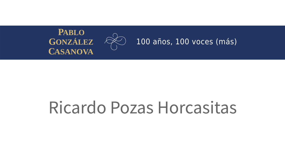 Lee más sobre el artículo Ricardo Pozas Horcasitas