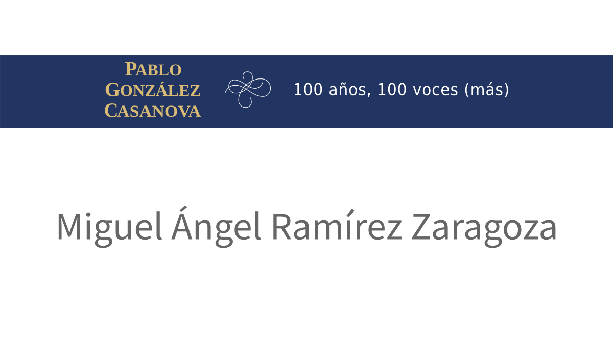 Lee más sobre el artículo Miguel Ángel Ramírez Zaragoza