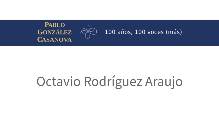 Lee más sobre el artículo Octavio Rodríguez Araujo