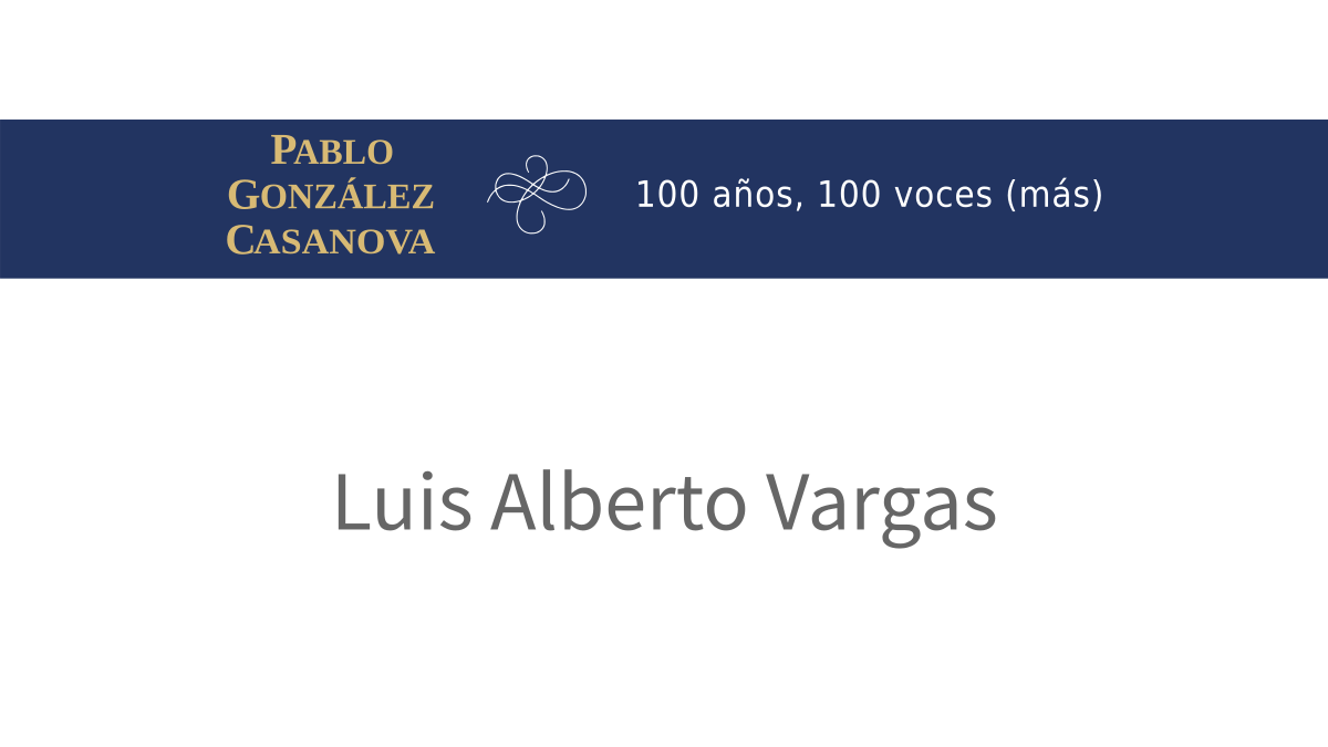 Lee más sobre el artículo Luis Alberto Vargas