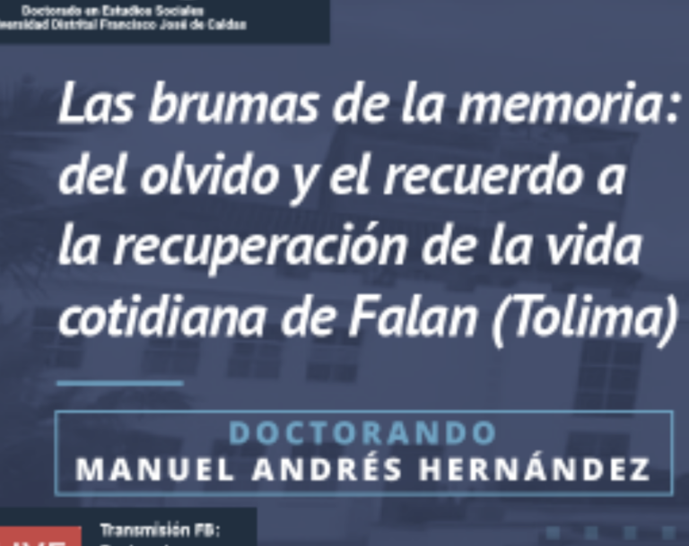 Lee más sobre el artículo Sustentación pública de tesis doctoral – Manuel Andrés Hernández Moreno